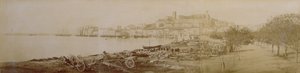 Panorama van Cannes en Le Suquet door William De Bray